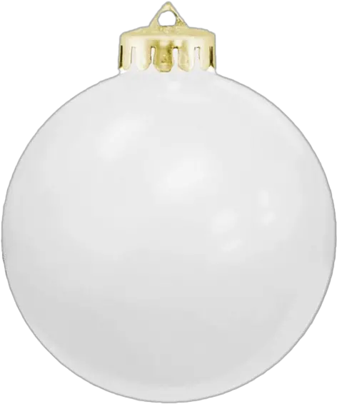  White Christmas Ball Png Free Download Mart Lampshade Christmas Ball Png