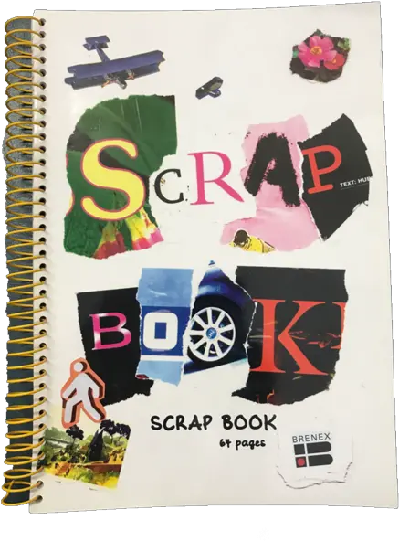  Download Scrap Book 64 Pages Spiral Poster Png Book Pages Png