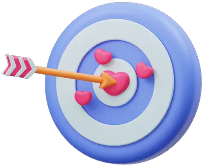  Love Target Icon Download In Colored Outline Style Shooting Target Png Android Bullseye Icon