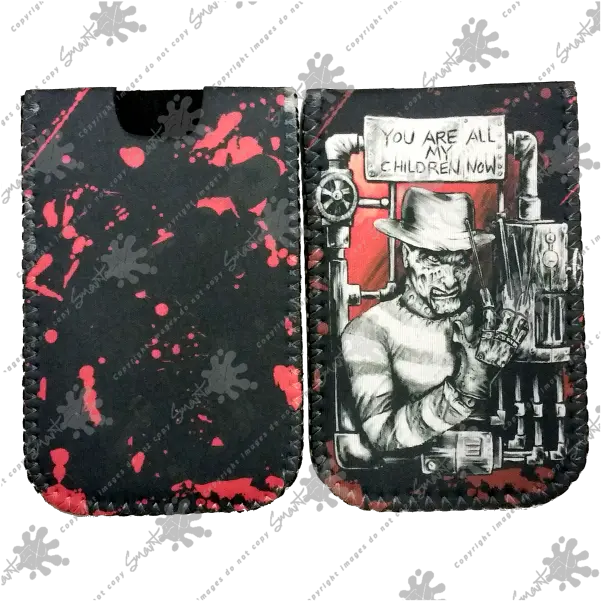  Neoprene Freddy Kueger Style Phone Pouch Wallet Png Freddy Krueger Png