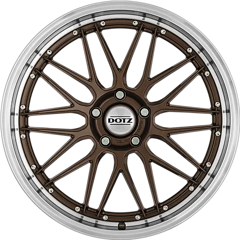  Dotz Revvo Crossspoke Design In Bronze Dotz Tuning Wheels Dotz Revvo Png Rim Png