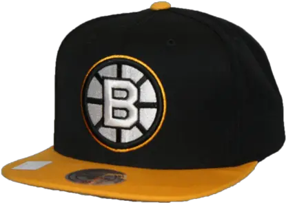  Boston Bruins Black White Logo Baseball Cap Png Boston Bruins Logo Png