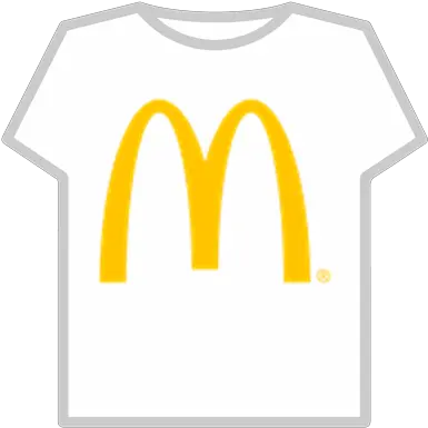  Mcdonalds Logoiconpngfree Roblox Roblox Shirts Noob Dabbing Png Mc Donalds Logo