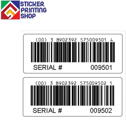  Barcode Labels Printed Product Barcode And Serial Number Png Barcode Transparent