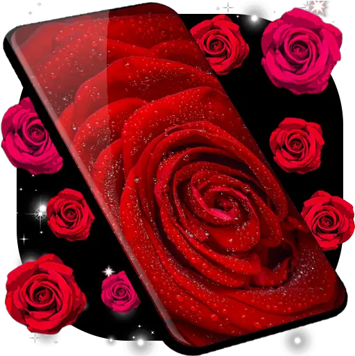  Red Rose Live Wallpaper Hq Background Changer For Android Red Rose Live Png Red Rose Transparent Background