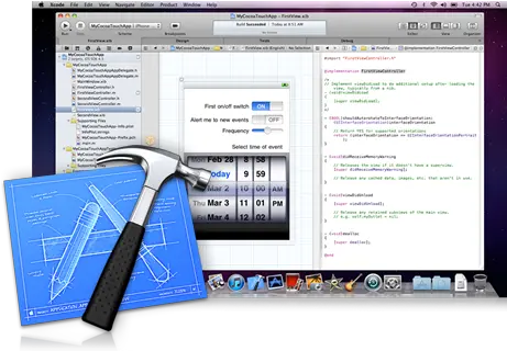  Xcode 4 Now Available For Registered Developers 499 Ios App Development Software Png Ios App Icon Xcode