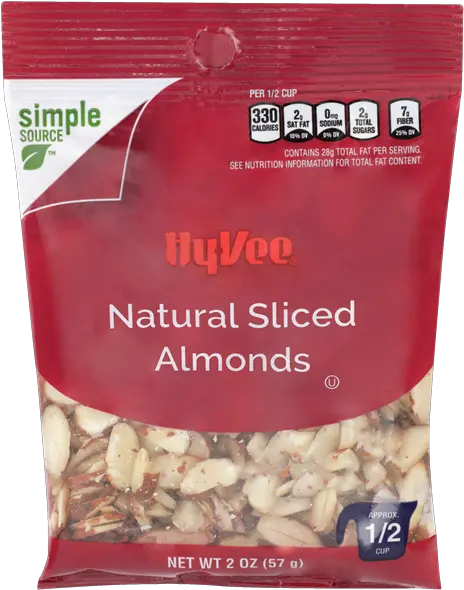  Hy Vee Natural Sliced Almonds Hyvee Aisles Online Grocery Popcorn Png Almond Transparent