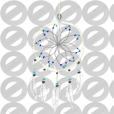  Dreamcatcher Stencil For Classroom Therapy Use Great Circle Png Dream Catcher Png