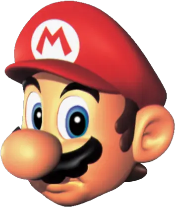  Either Way Im Just Happy They Changed Mario 64 Render Png Mario Head Transparent