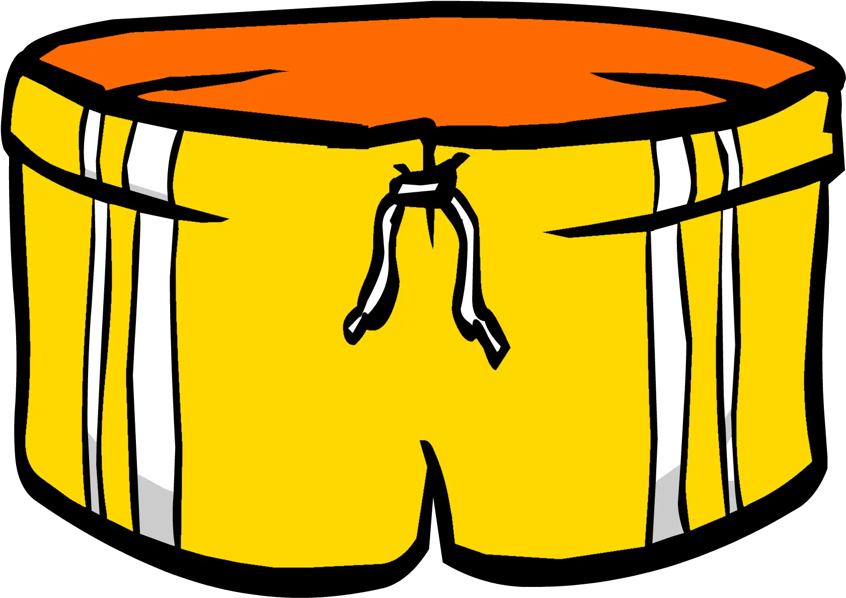  Yellow Shorts Club Penguin Rewritten Fanon Wiki Fandom Vertical Png Shorts Png