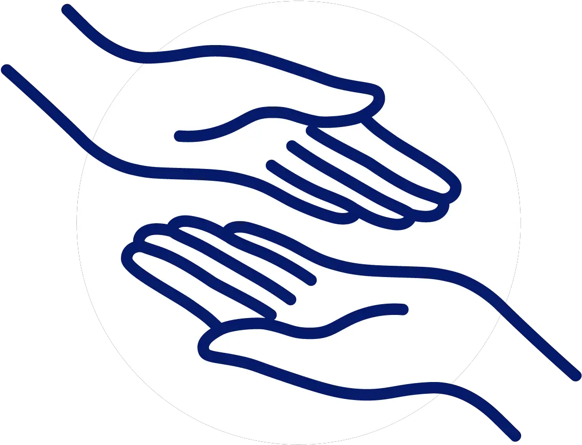  How To Help Bridge Of Hope Language Png Volunteer Hand Icon