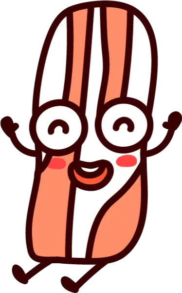  Free Online Meat Food Bacon Emoji Vector For Designsticker Ugly Png Food Emoji Transparent