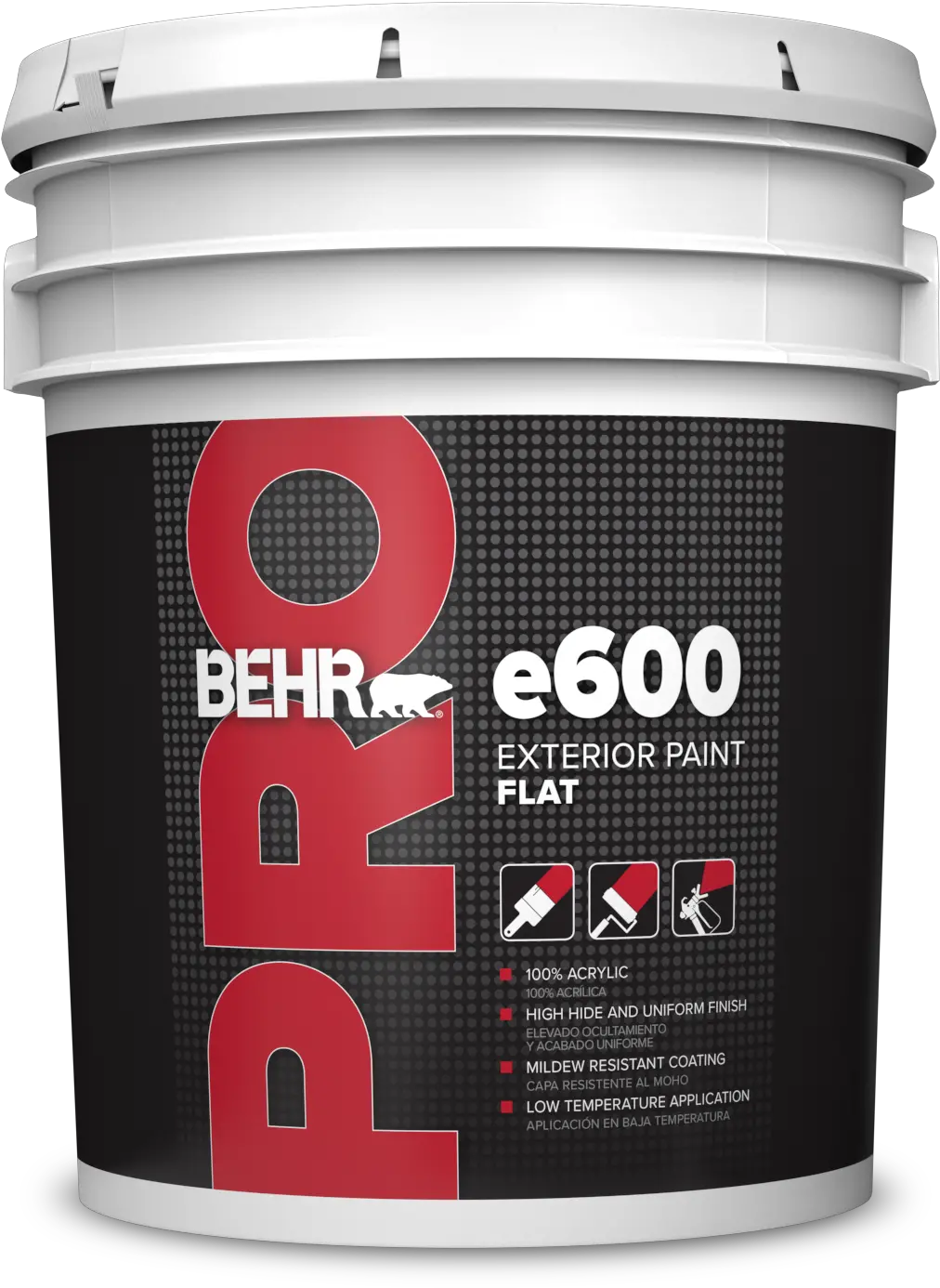  Behr Pro E600 Exterior Flat Paint Behr Granite Grip Png List Icon Flat