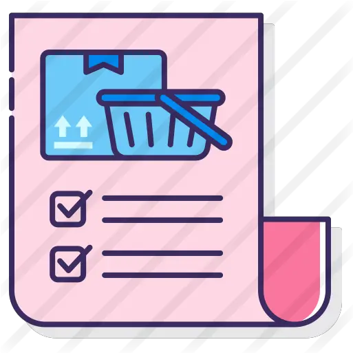  Shopping List Free Commerce And Shopping Icons Horizontal Png List Icon Flat