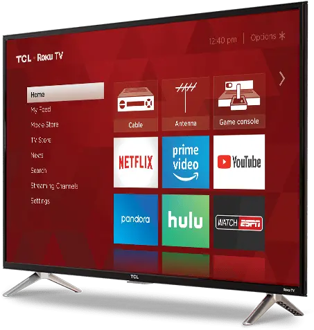  28 Hd Smart Tv With Roku Rental 40 Tv Tcl Png Smart Tv Png