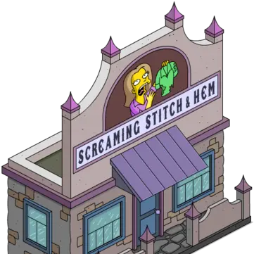  Screaming Stitch U0026 Hem The Simpsons Tapped Out Wiki Fandom Cartoon Png Screaming Png