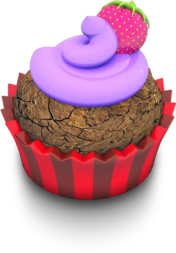  Berry Cupcake Icon Akaacid Icons Softiconscom Cupcake Ico Png Berry Icon