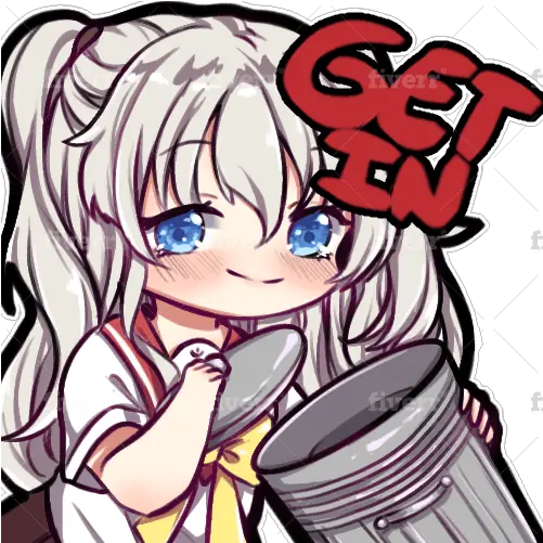  Create Cute Anime Girls Twitch And Discord Emotes Badges Cartoon Png Anime Girls Transparent