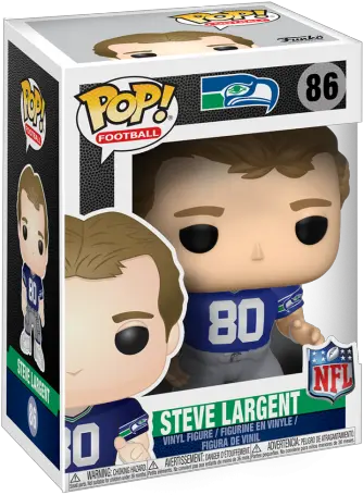  Funko Pop Nfl Legends Steve Largent Seattle Seahawks 86 Png