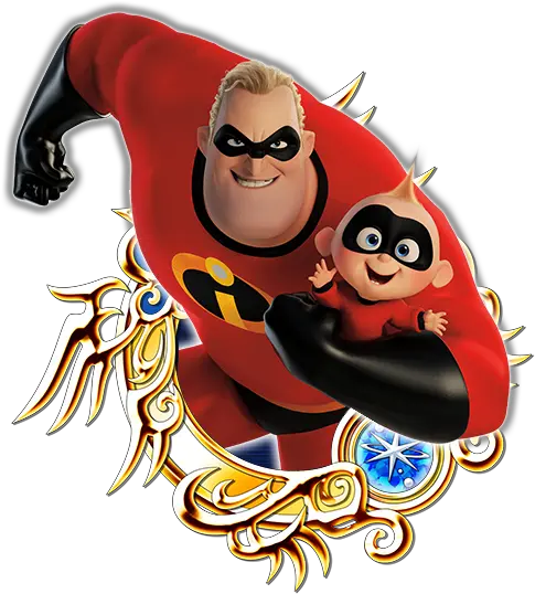  Bob U0026 Jack Jack Khux Wiki Kingdom Hearts The Boy In White Png Incredibles Logo Png