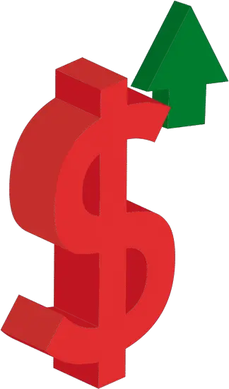  Shopping Money Symbol With Arrow Up Isometric Style Icon Dollar Png Arrow Symbol Png