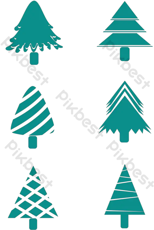  Christmas Tree Vector Silhouette Icon Png Images Cdr Free Vertical Psd File Icon