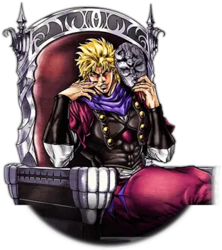  Dio Brando Dio Brando Sitting Png Dio Brando Png