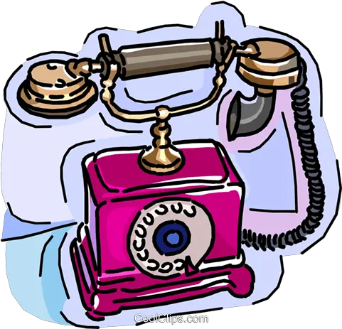  Download Telephone Rotary Phone Royalty Free Vector Clip Png Icon