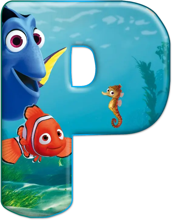  Alfabeto Decorativo Nemo Png Finding Nemo Nemo Png