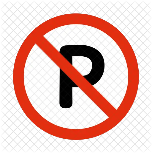  Dont Parking Icon Of Flat Style Number Png Parking Png