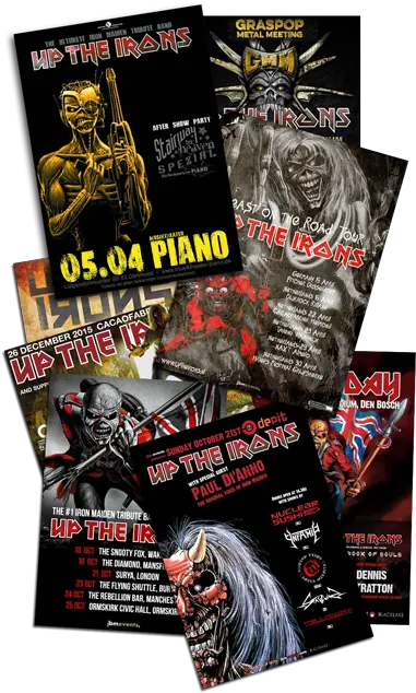  Up The Irons Is Ultimate Iron Maiden Tribute Band Iron Flyer Png Iron Maiden Png