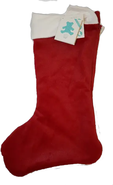  19 Plush Red Embroider Christmas Stocking Sock Png Christmas Stockings Png