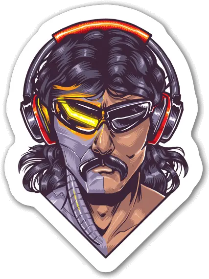  Dr Dr Disrespect Drawing Png Dr Disrespect Png