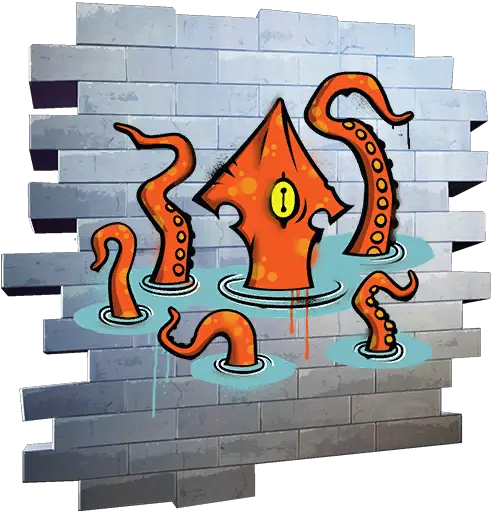  Fortnite Squid Up Spray Png Pictures Images 1 Up Icon