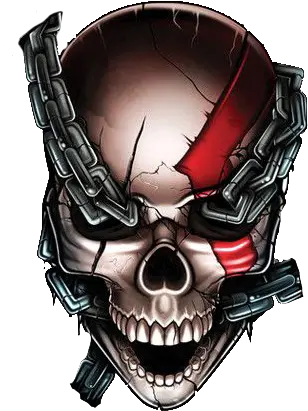  Skull Background God Of War Skull Png Skull Logo Png