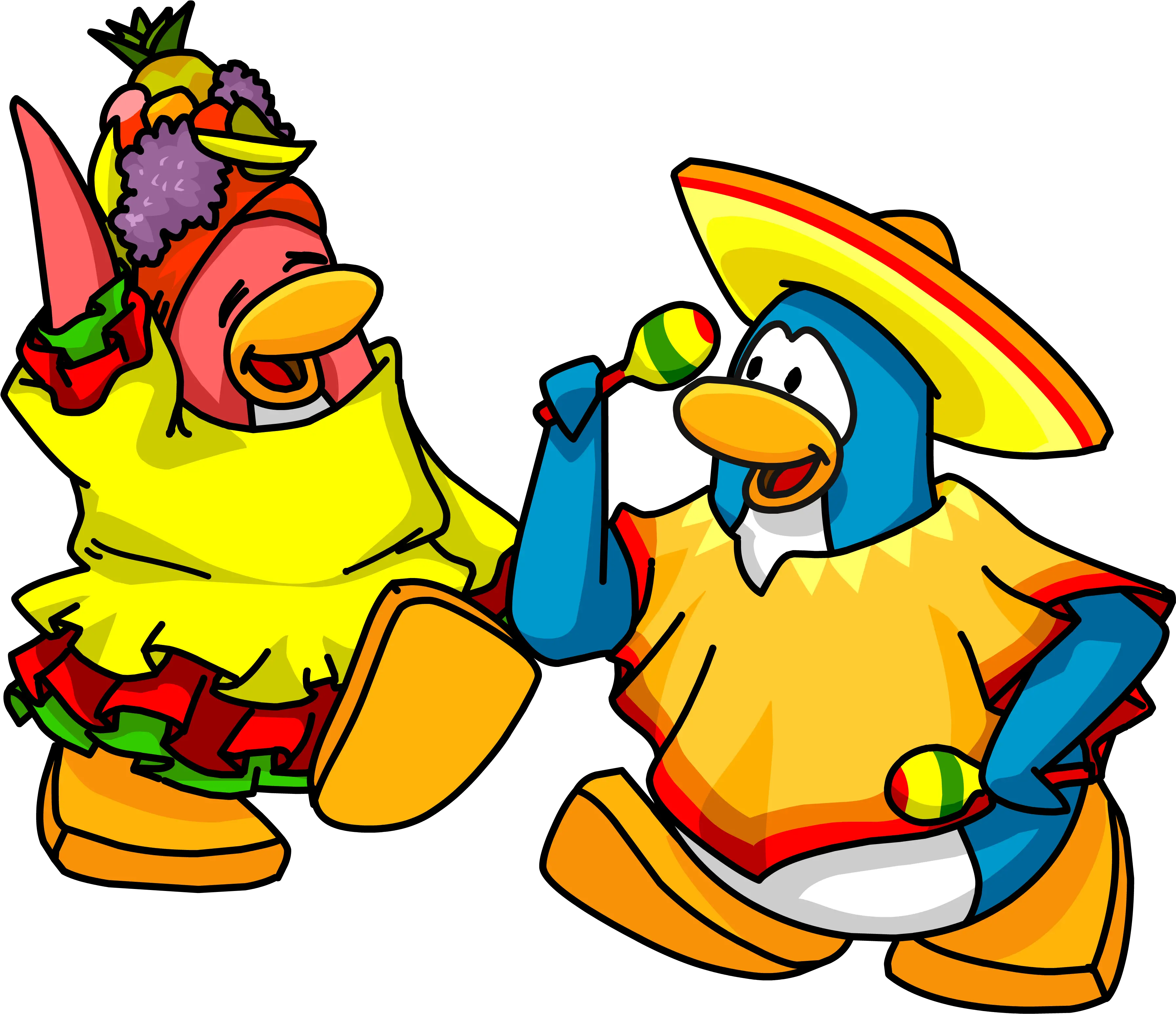  Download Hd Image Winter Postcard Png Club Penguin Wiki Cinco De Mayo Club Penguin Fiesta Png