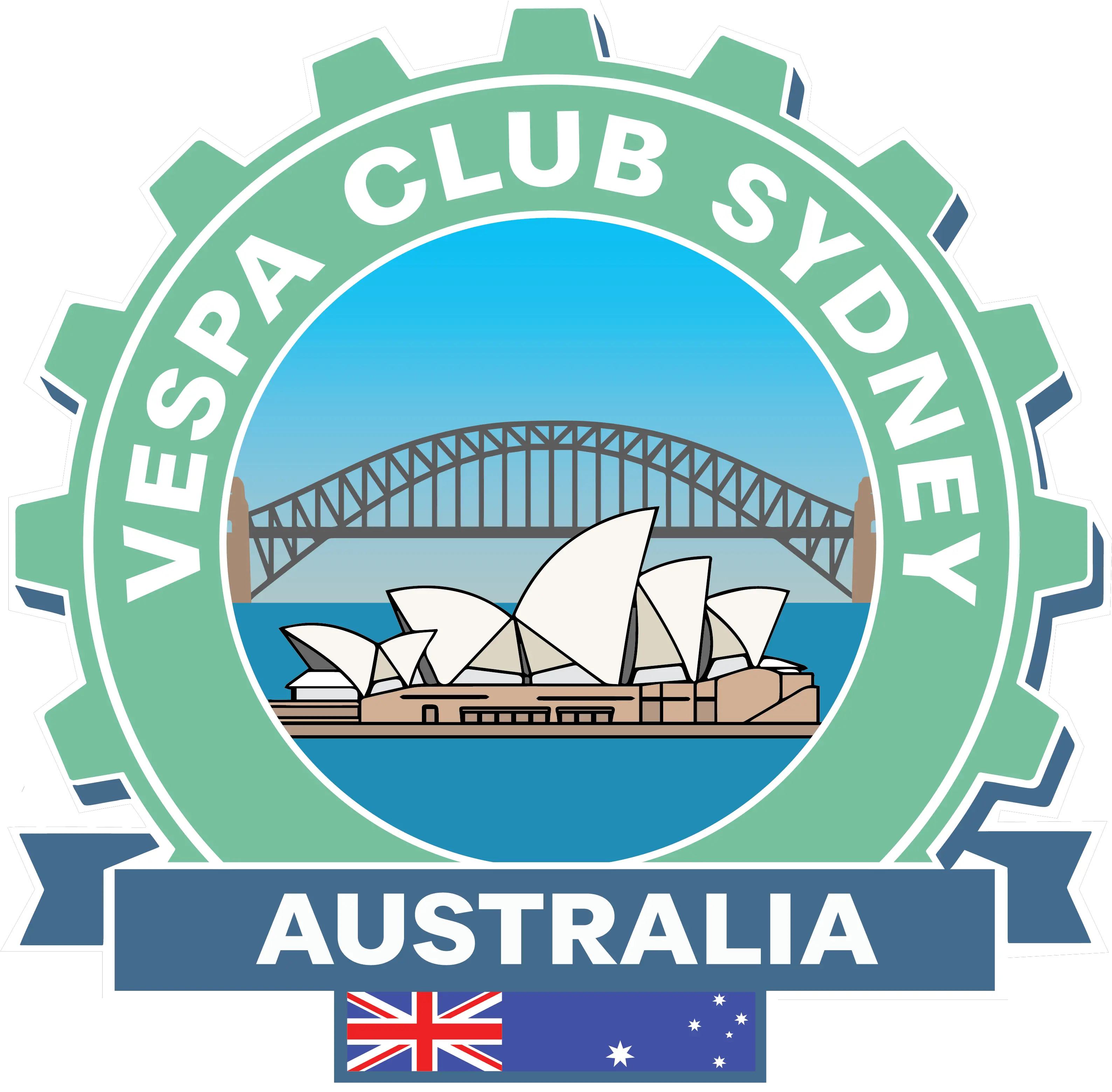  About Vespa Club Sydney Sydney Harbour Bridge Png Vespa Logo