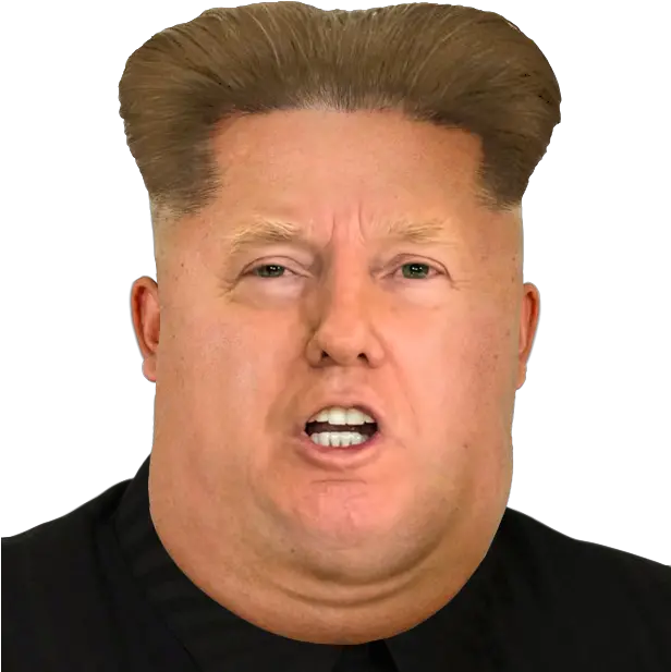  Imgur The Magic Of Internet Kim Jong Un Face Transparent Png Donald Trump Face Transparent