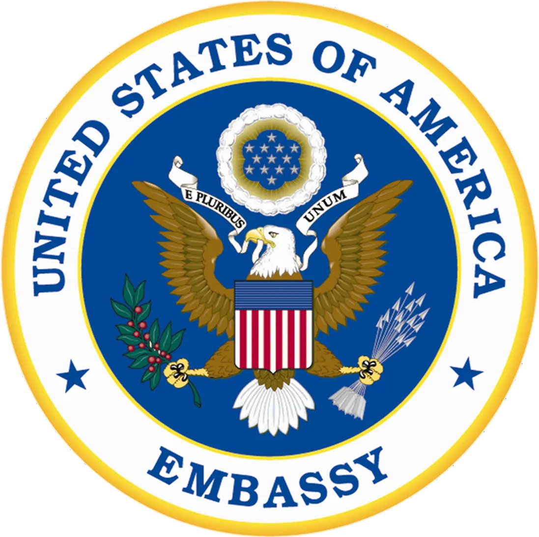  Seal Of An Embassy The United States Us Embassy Uganda Png America Png