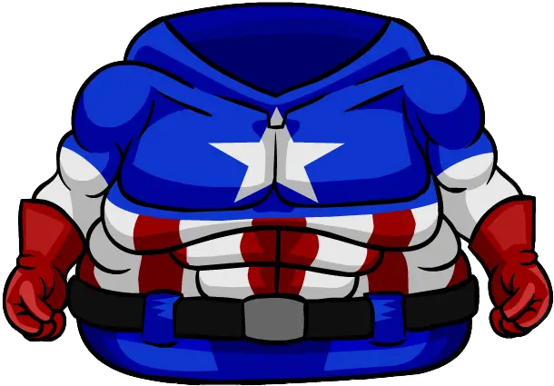  Captain America Bodysuit Club Penguin Wiki Fandom Dibujo Traje Capitan America Png Captain Marvel Icon