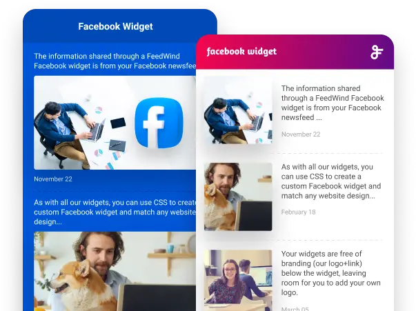  Create A Facebook Widget And Embed Feed In Any Language Png Facebook Widget Icon