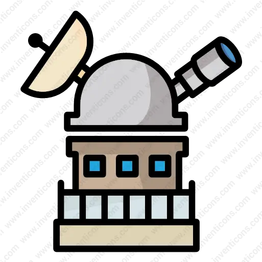  Download Space Observatory Vector Icon Inventicons Cylinder Png Space Icon