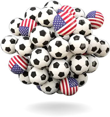  Pile Of Footballs Illustration Flag United States Flag Png Pile Icon