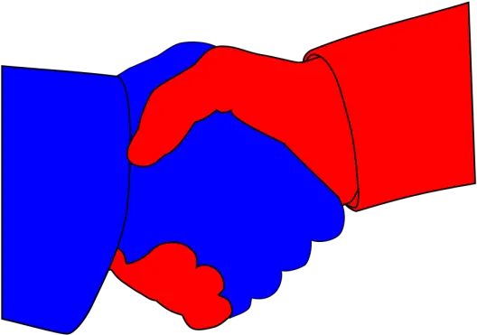  Hand Shake Png Svg Clip Art For Web Download Clip Art Red And Blue Hands Shaking Hands Shake Png