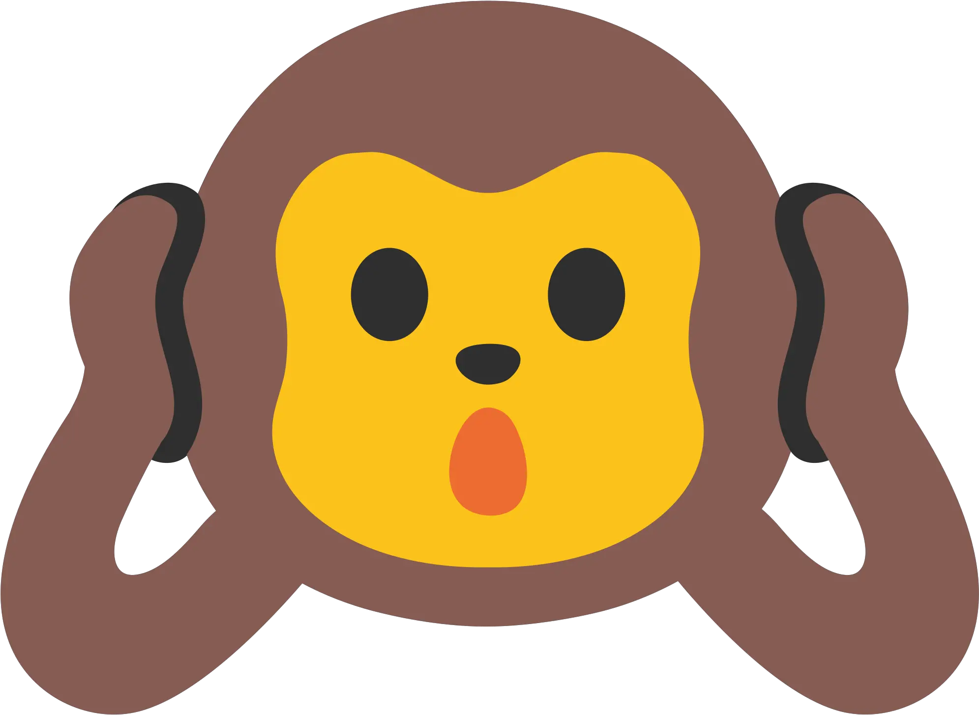  Monkey Ears Png Vector Transpa Library Hear No Evil Clipart Ears Png