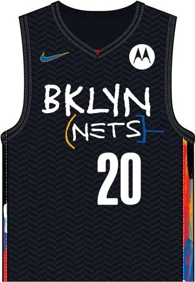  Nets Uniform History Brooklyn Sleeveless Png Lakers Icon Jersey