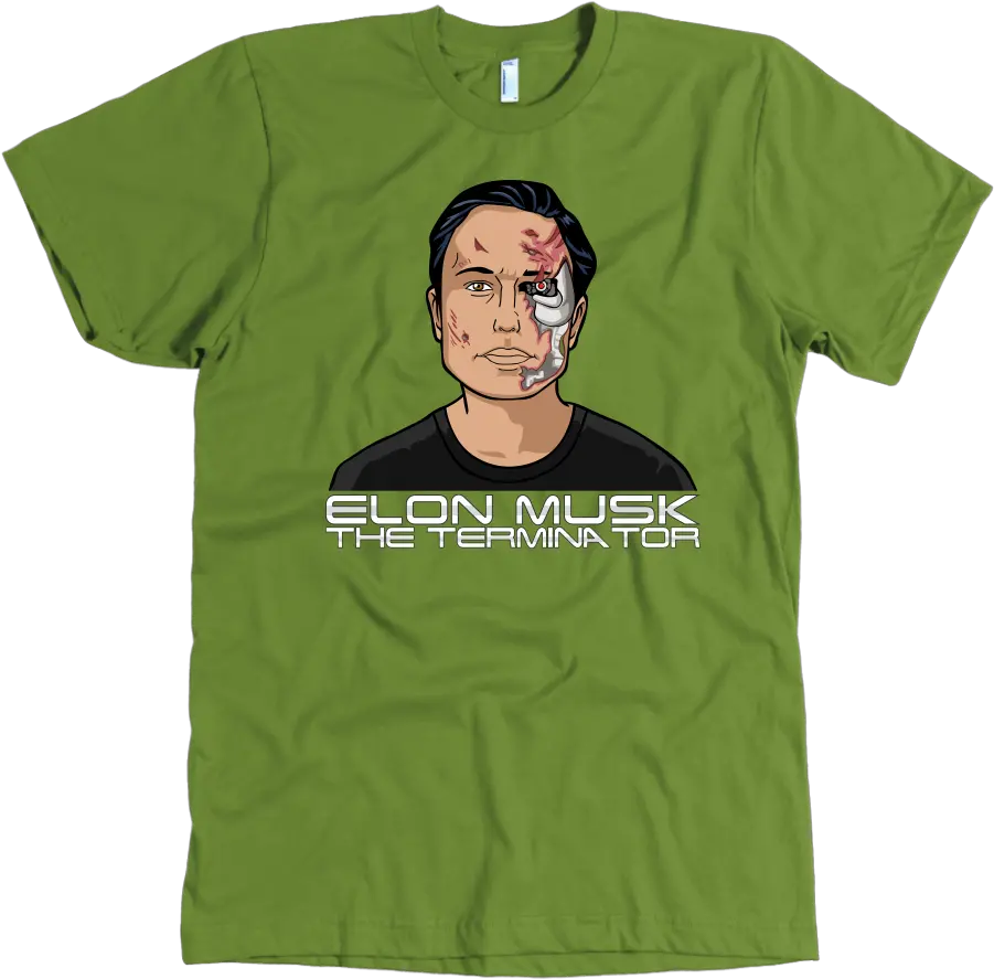  Download Elon Musk As The Terminator T Shirt Tshirt Png True Religion Shirt Transparent Background Elon Musk Png