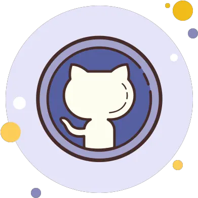  Github Icon In Circle Bubbles Style Telegram Icon Aesthetic Png Github Icon