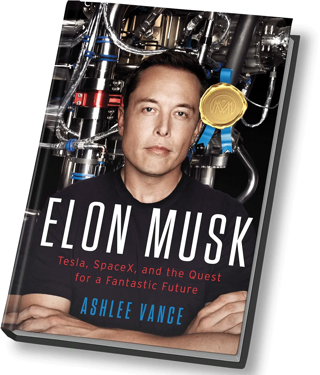  Elon Musk Tesla Spacex And The Quest For A Fantastic Future Elon Musk Book Ashlee Vance Png Elon Musk Transparent