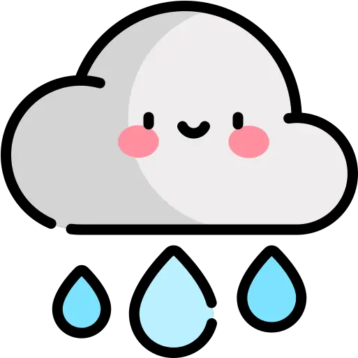  Rainy Free Weather Icons Rainy Cute Icon Png Rain Icon